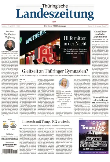Thüringische Landeszeitung (Gera) - 20 4月 2024