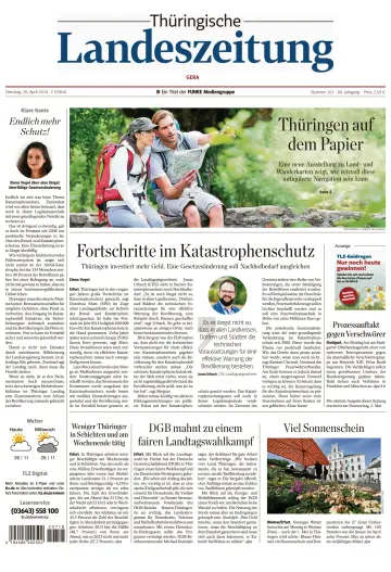 Thüringische Landeszeitung (Gera) - 30 abr. 2024