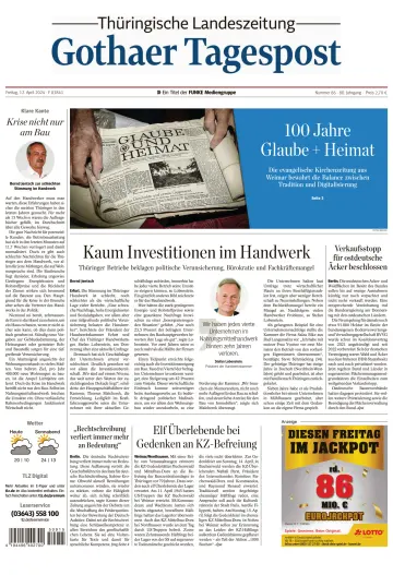 Thüringische Landeszeitung (Gotha) - 12 4月 2024