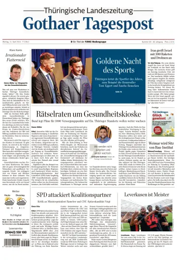Thüringische Landeszeitung (Gotha) - 15 Apr 2024