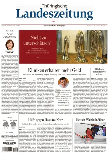 Thüringische Landeszeitung (Jena) - 14 Feb 2024