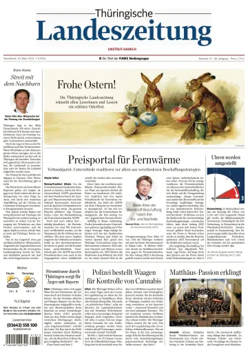 Thüringische Landeszeitung (Unstrut-Hainich-Kreis) - 30 Mar 2024