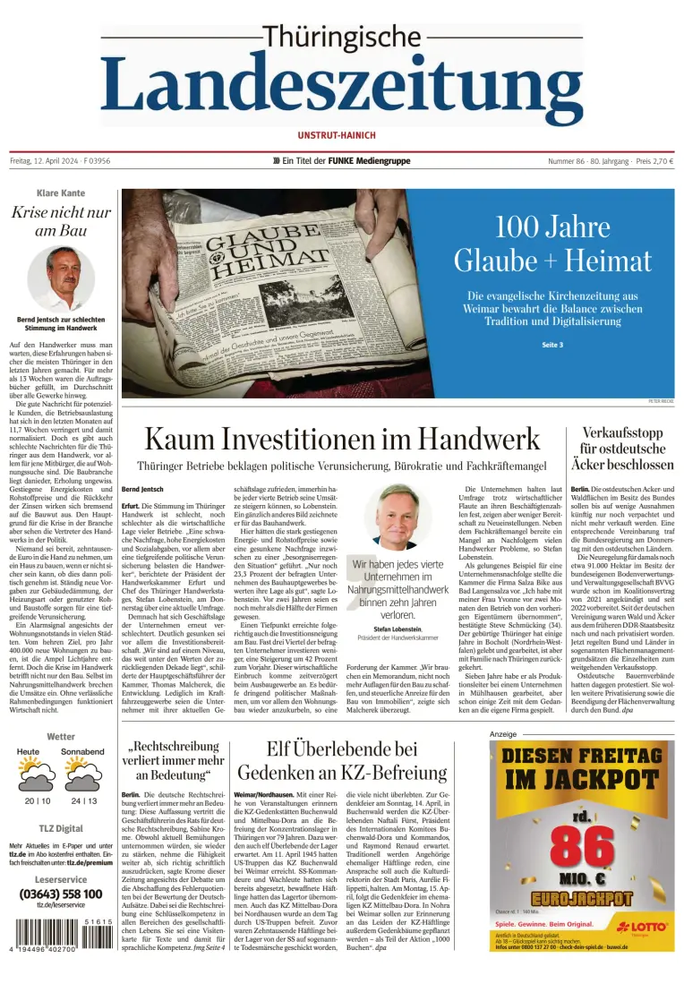 Thüringische Landeszeitung (Unstrut-Hainich-Kreis)