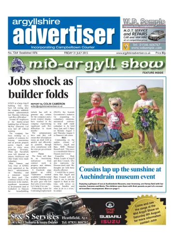 Argyllshire Advertiser - 31 Jul 2015