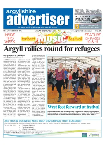 Argyllshire Advertiser - 18 Sep 2015