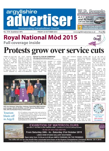 Argyllshire Advertiser - 23 Oct 2015