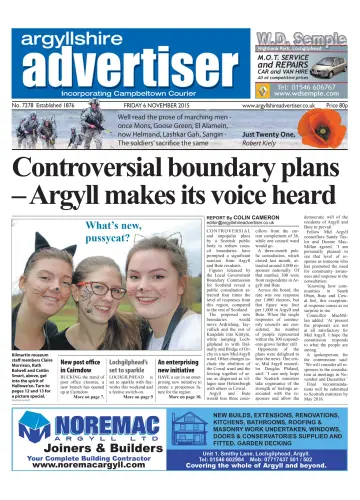 Argyllshire Advertiser - 6 Nov 2015