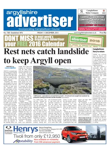 Argyllshire Advertiser - 11 12월 2015