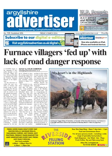 Argyllshire Advertiser - 4 Mar 2016