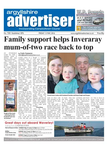 Argyllshire Advertiser - 13 May 2016