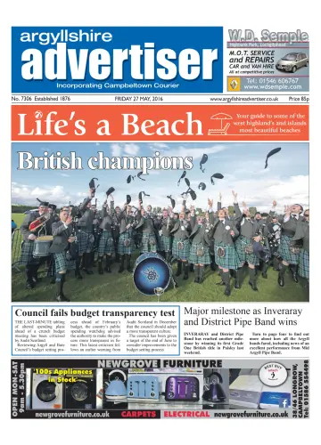 Argyllshire Advertiser - 27 5월 2016