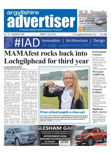 Argyllshire Advertiser - 01 7월 2016