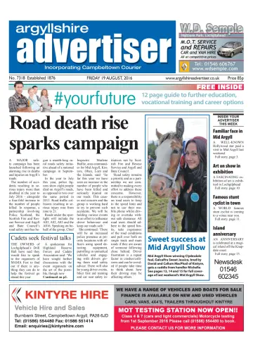 Argyllshire Advertiser - 19 8월 2016