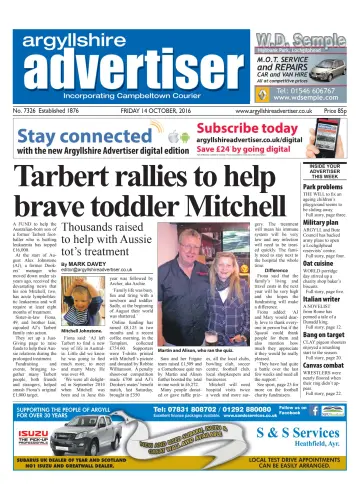 Argyllshire Advertiser - 14 10월 2016