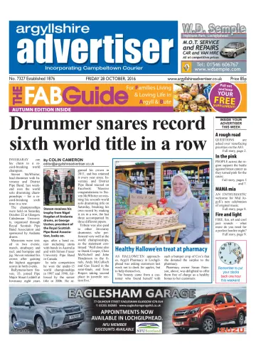 Argyllshire Advertiser - 28 10월 2016