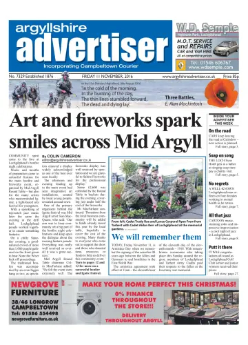 Argyllshire Advertiser - 11 Nov 2016