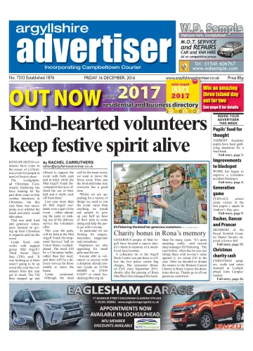 Argyllshire Advertiser - 16 12월 2016