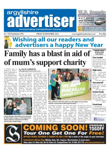 Argyllshire Advertiser - 30 12월 2016