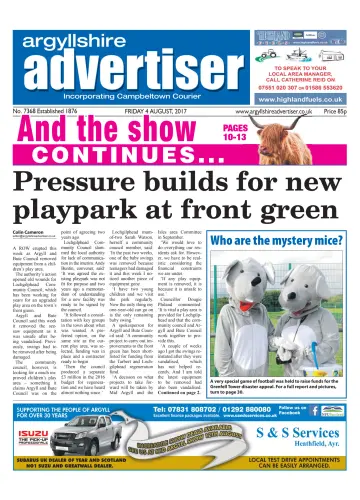 Argyllshire Advertiser - 04 8월 2017