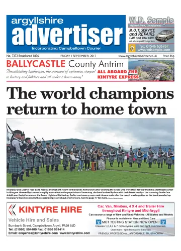 Argyllshire Advertiser - 01 9월 2017