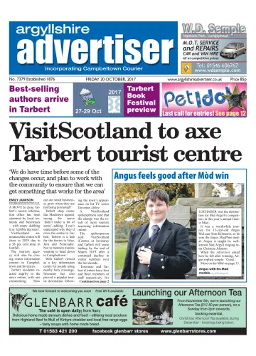 Argyllshire Advertiser - 20 Oct 2017