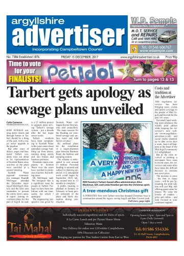 Argyllshire Advertiser - 15 12월 2017