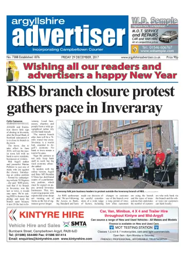 Argyllshire Advertiser - 29 12월 2017