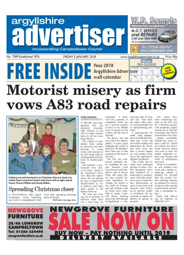 Argyllshire Advertiser - 05 1월 2018
