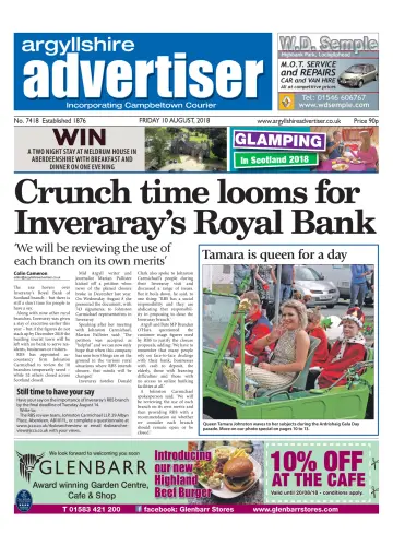 Argyllshire Advertiser - 10 Aug 2018