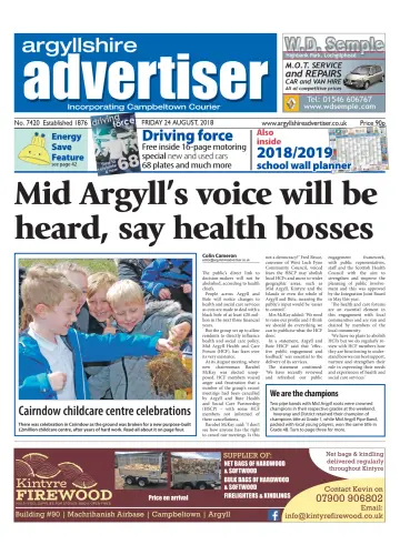 Argyllshire Advertiser - 24 Aug 2018