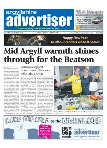 Argyllshire Advertiser - 28 12월 2018