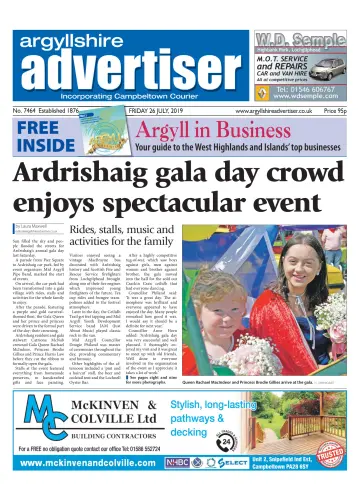 Argyllshire Advertiser - 26 7월 2019
