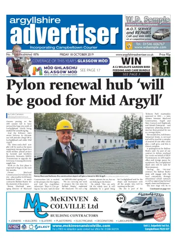 Argyllshire Advertiser - 18 10월 2019