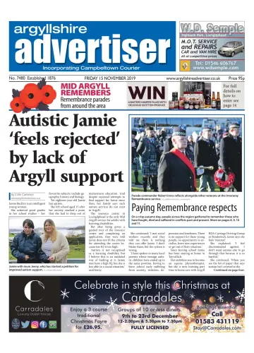Argyllshire Advertiser - 15 11월 2019