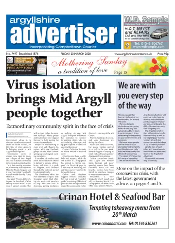 Argyllshire Advertiser - 20 3월 2020