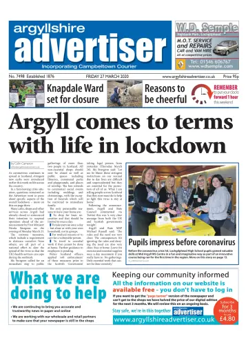 Argyllshire Advertiser - 27 Mar 2020