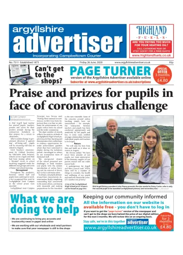 Argyllshire Advertiser - 26 6월 2020