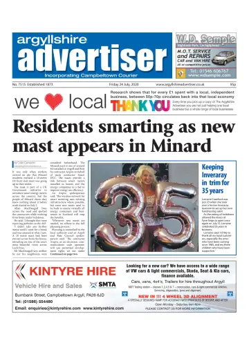 Argyllshire Advertiser - 24 7월 2020
