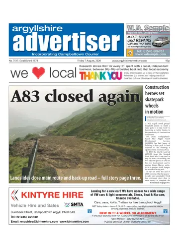 Argyllshire Advertiser - 07 8월 2020