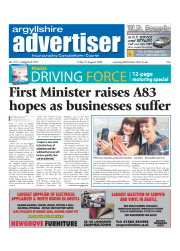 Argyllshire Advertiser - 21 8월 2020