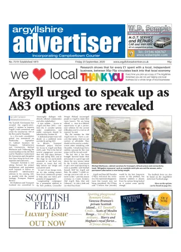 Argyllshire Advertiser - 25 9월 2020