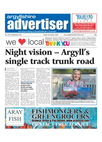 Argyllshire Advertiser - 30 Oct 2020