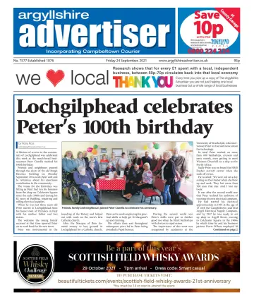 Argyllshire Advertiser - 24 Sep 2021