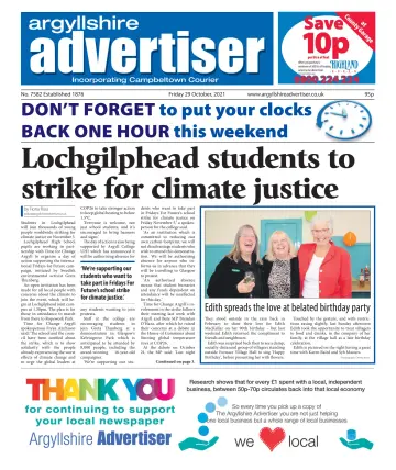 Argyllshire Advertiser - 29 Oct 2021