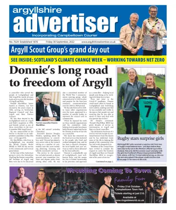 Argyllshire Advertiser - 30 9월 2022