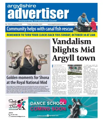 Argyllshire Advertiser - 28 10월 2022