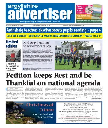 Argyllshire Advertiser - 18 11월 2022