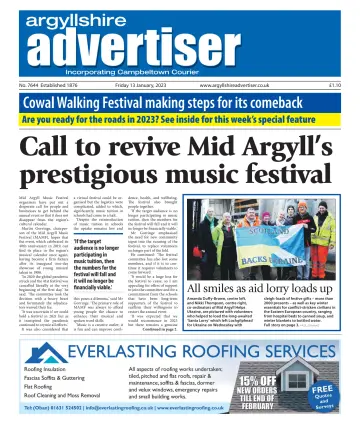 Argyllshire Advertiser - 13 1월 2023