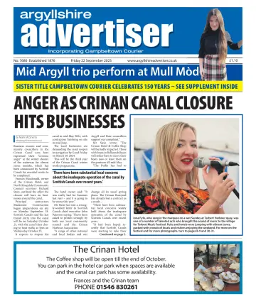 Argyllshire Advertiser - 22 Sep 2023