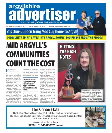 Argyllshire Advertiser - 20 Oct 2023